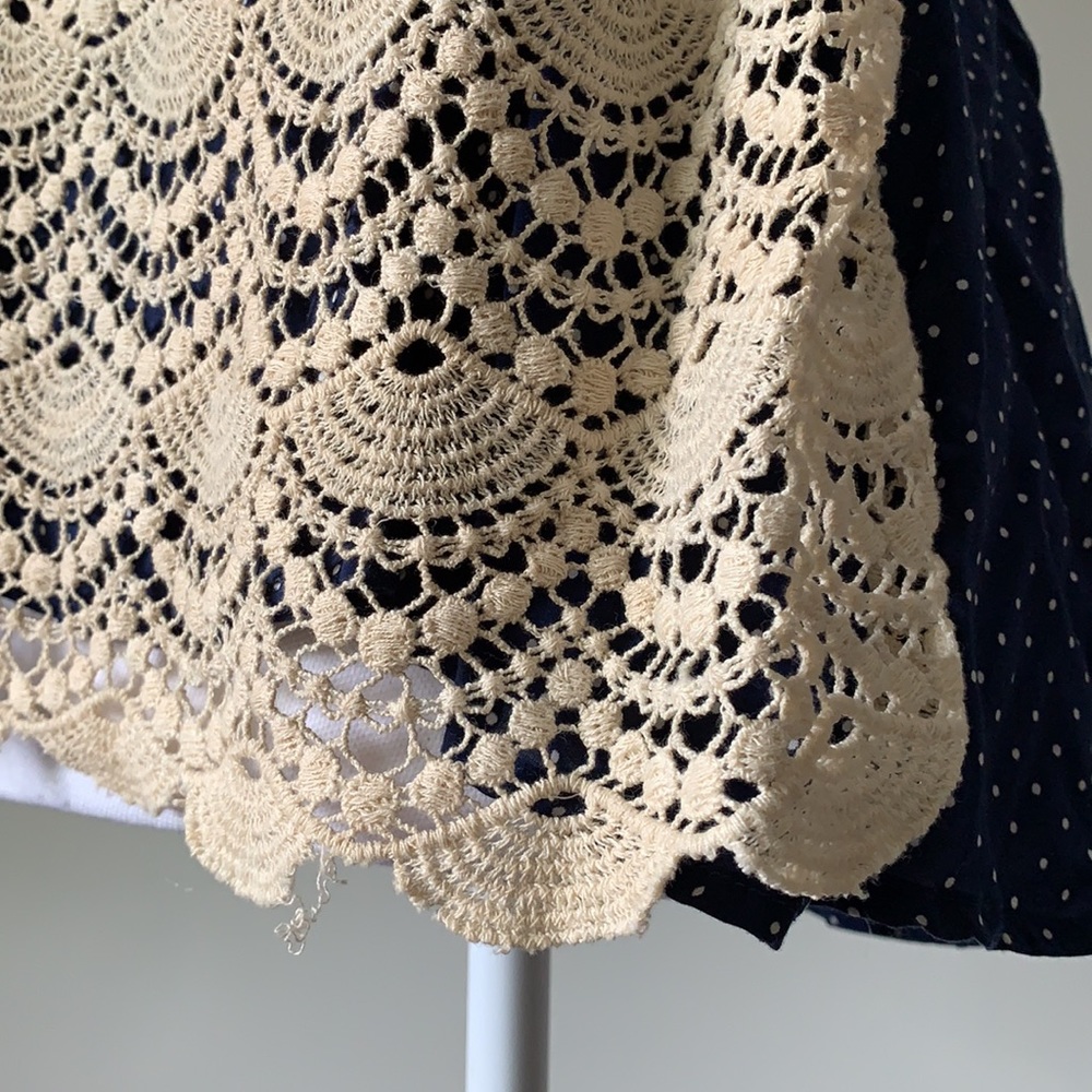 $3 hazel Boho Lace & Polka Dot Tank - Picture 5 of 7